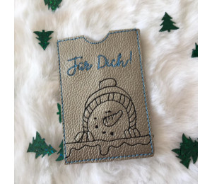 Stickserie ITH - 12 Geschenkkartenhüllen Weihnachten